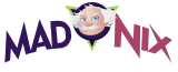 MadNix logo on a transparent background